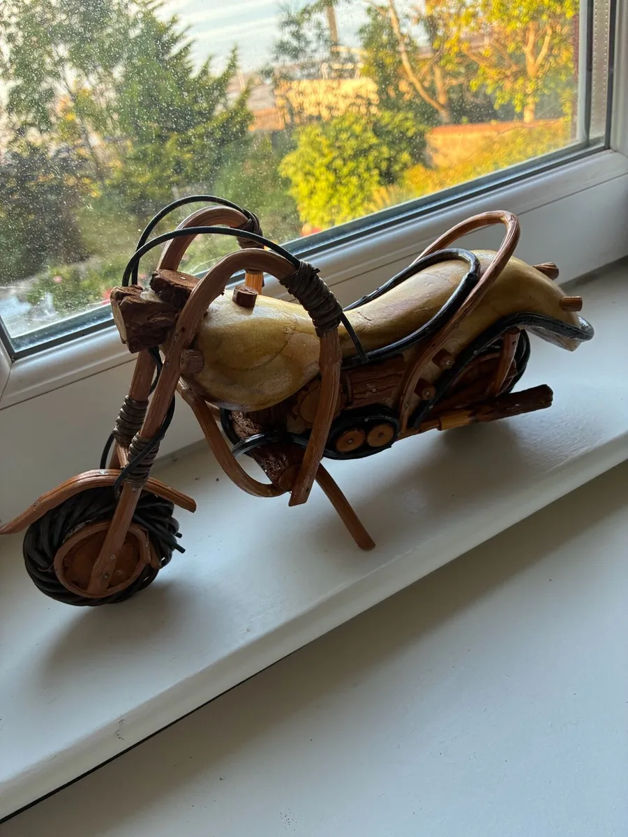 Handcrafted Harley Style Timber Motorcycle - Image 1