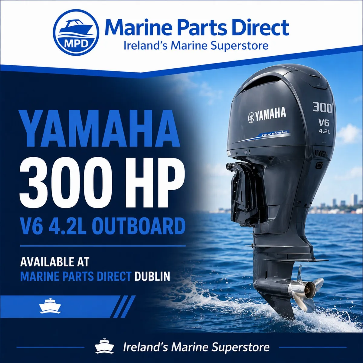 Full range of Yamaha outboards available