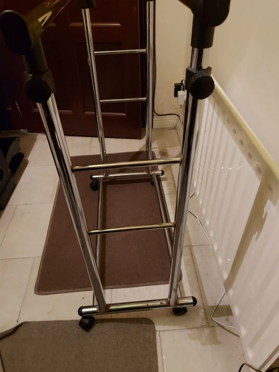 Double Dual Adjustable Rail Clothes rail - Image 2