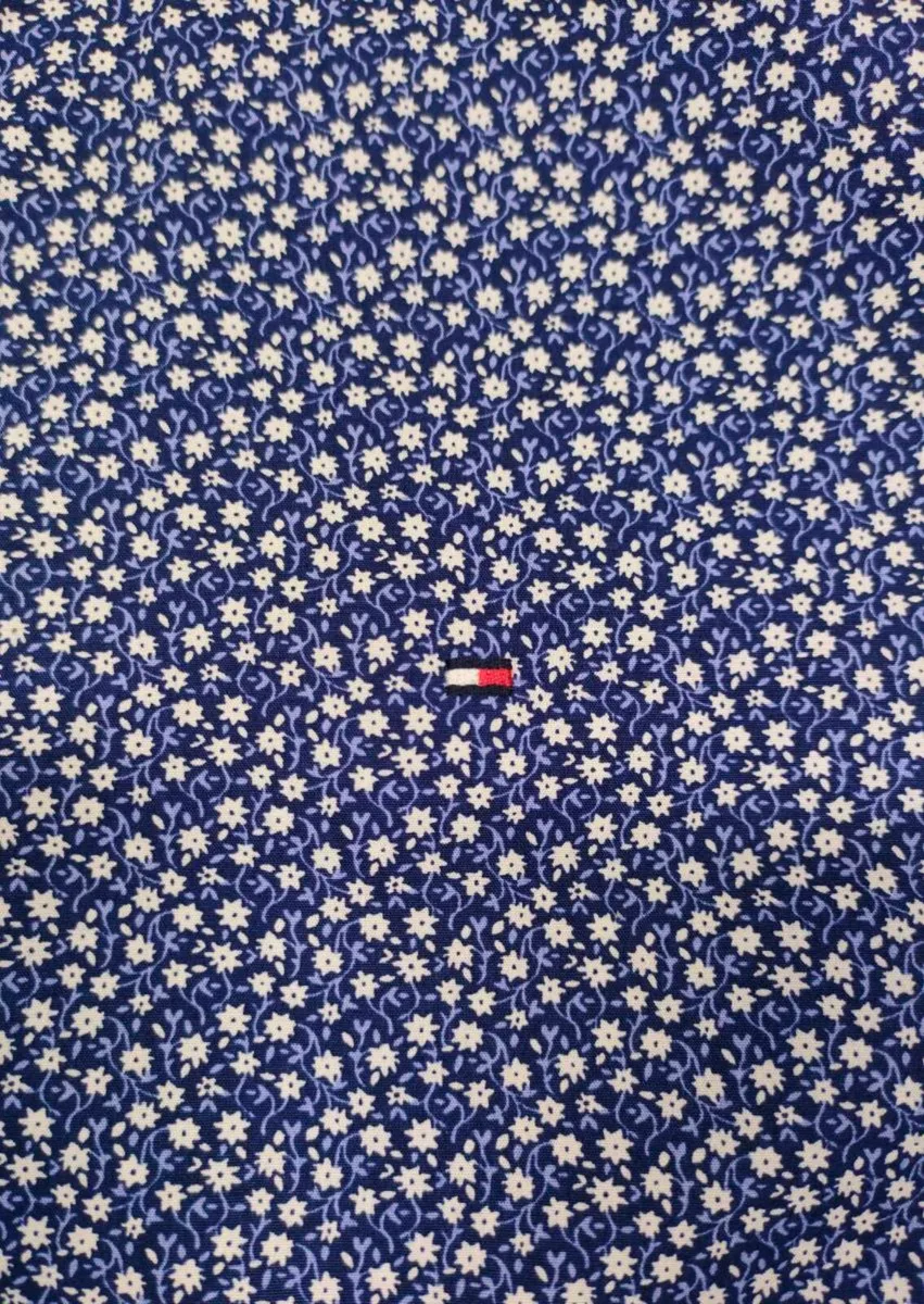 Tommy Hilfiger Floral Patterned Shirt Mens Large - Image 3