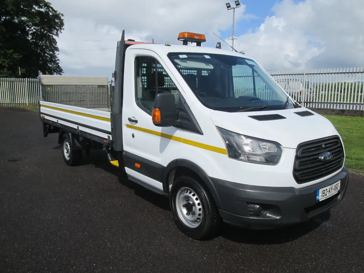 2019 Ford Transit T350 130 Bhp dropside Tail Lift - Image 2