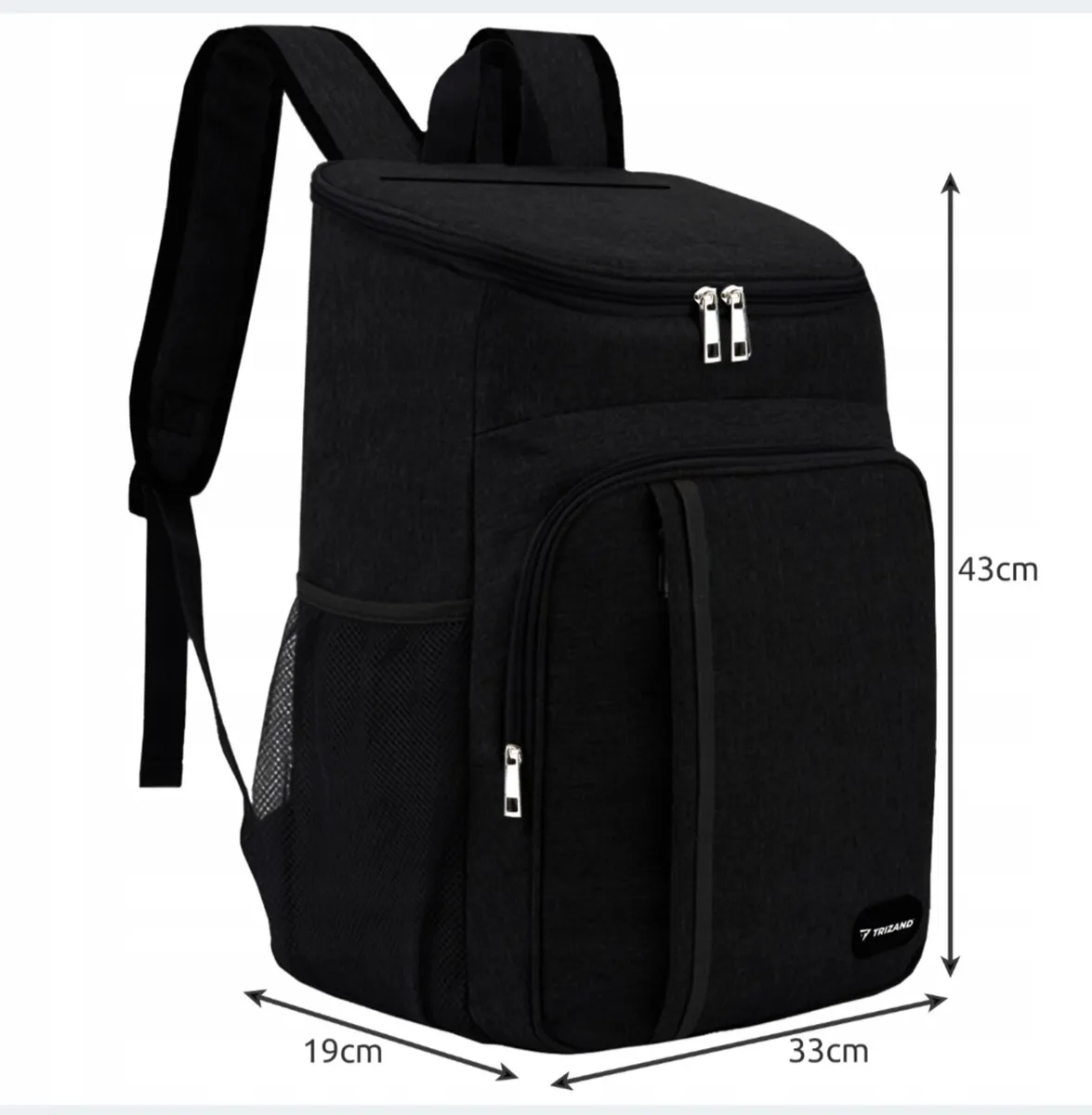 New Thermal Backpack Cooler Black Picnic Bag - Image 3