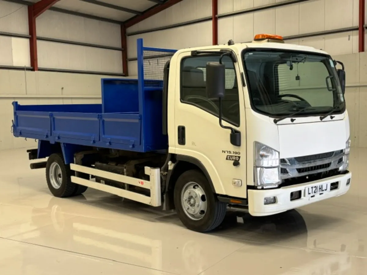 2021 ISUZU N75 190 INSULATED DROPSIDE TIPPER - Image 1
