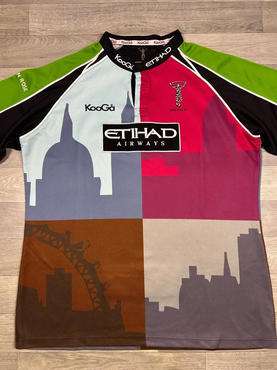 Harlequins Rugby London Jersey Shirt Mens 4XL - Image 2