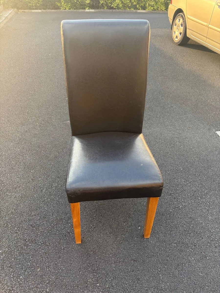 6 Dining room table chairs - Image 4
