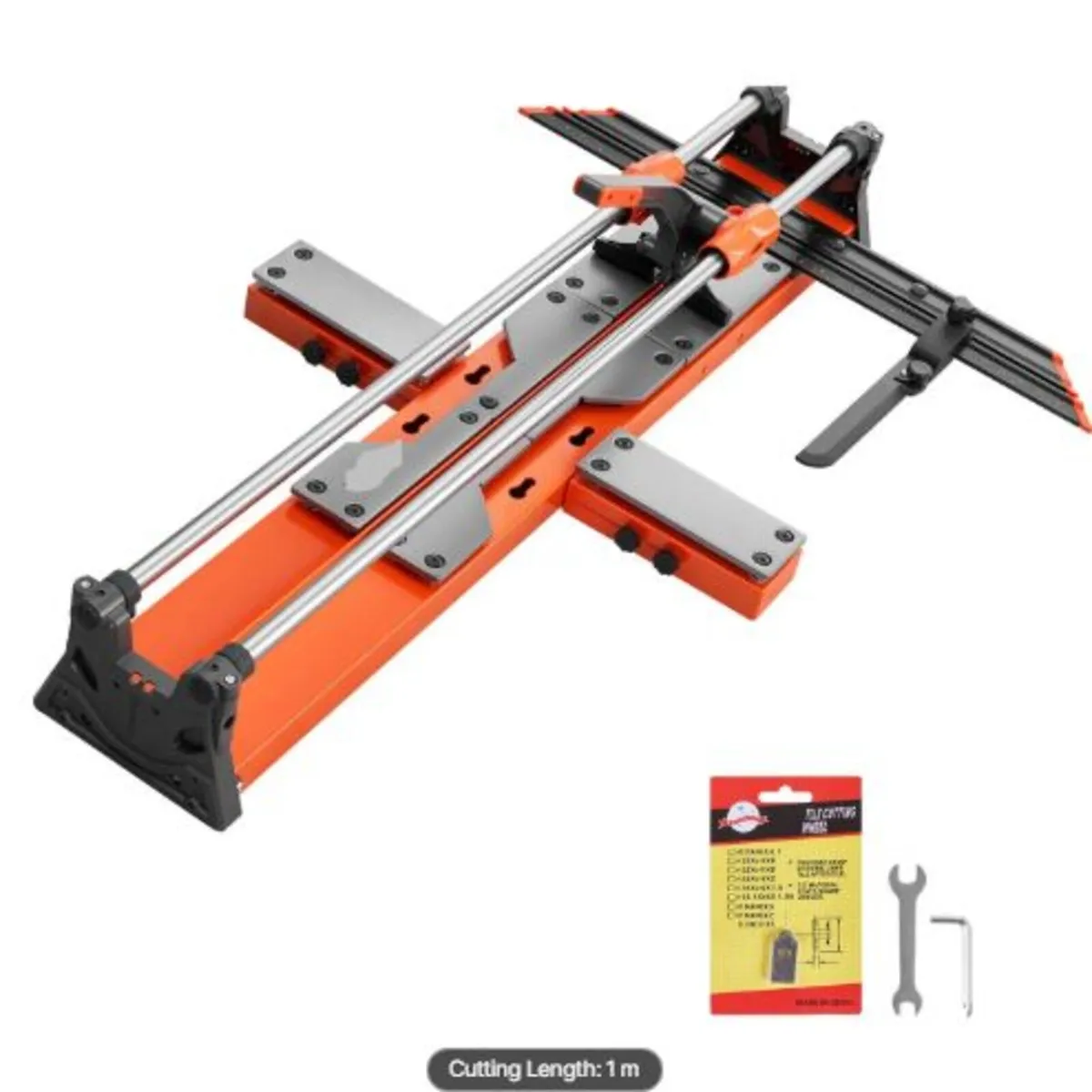 1000 mm Manual Tile Cutter, Upgraded Sliding Head - Image 1