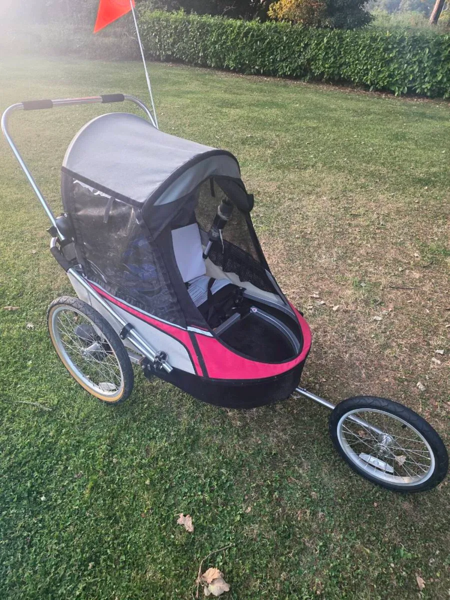 Wike Child Double Bike Trailer - Image 1