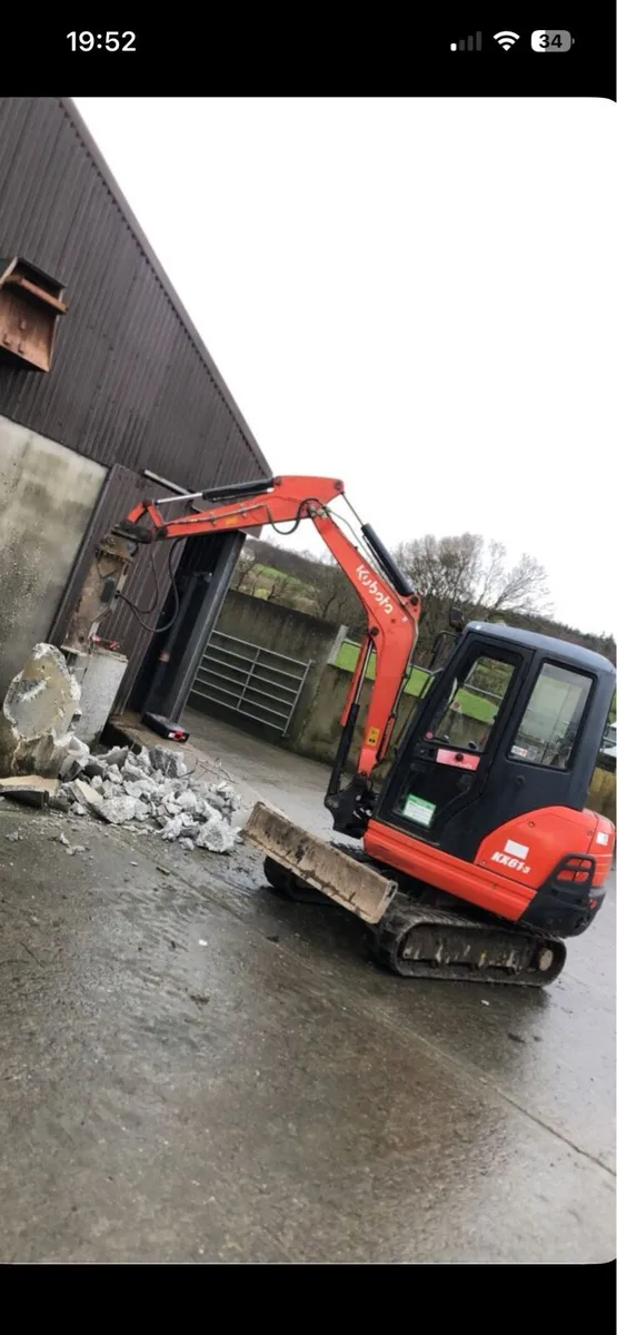 Kubota mini digger - Image 2