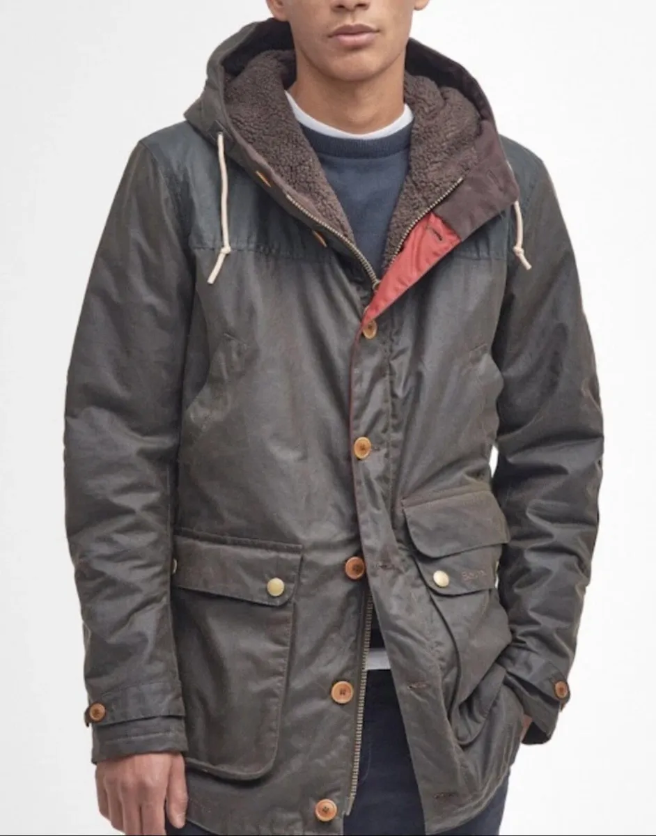 Barbour Heritage Parka Wax Jacket - Image 2