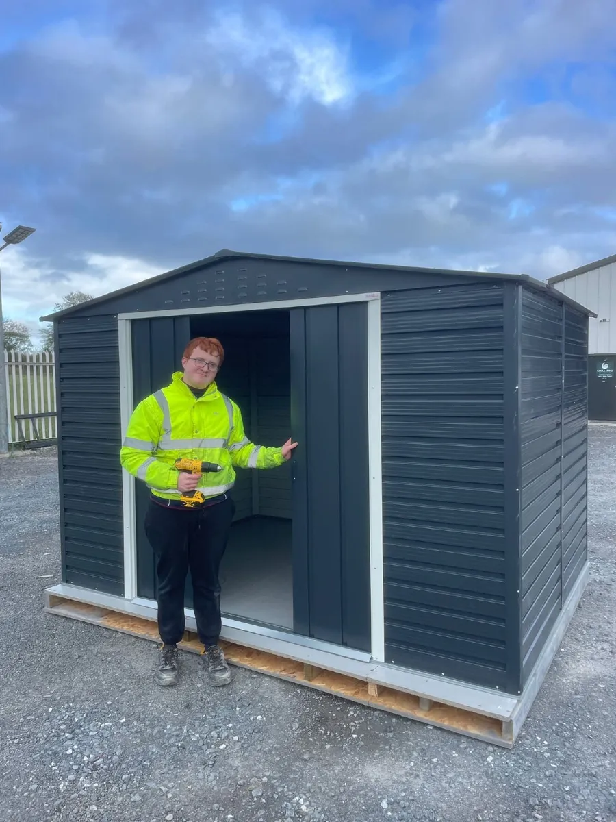 🏡 10x10 Alpine Steel Garden Sheds – Extra Tall, - Image 3