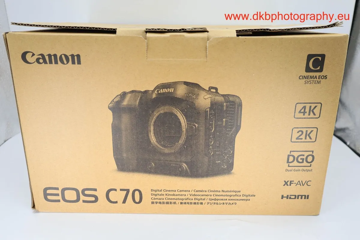 CANON EOS C70 SUPER 35mm 4K 120 FPS CINEMA CAMERA - Image 1