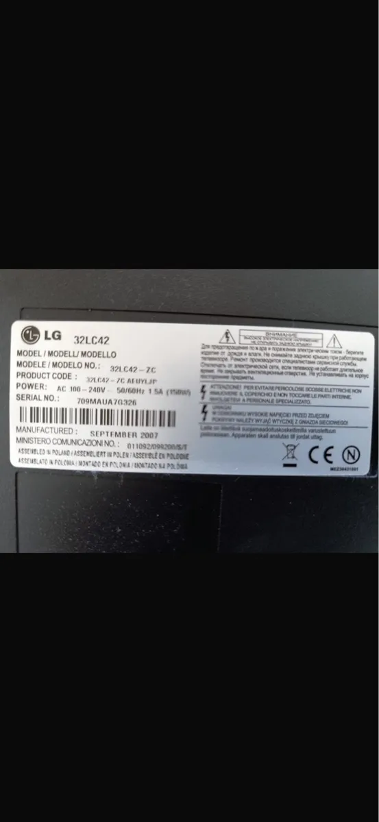 *FREE-collection only* Flat screen LG 32 inch - Image 4
