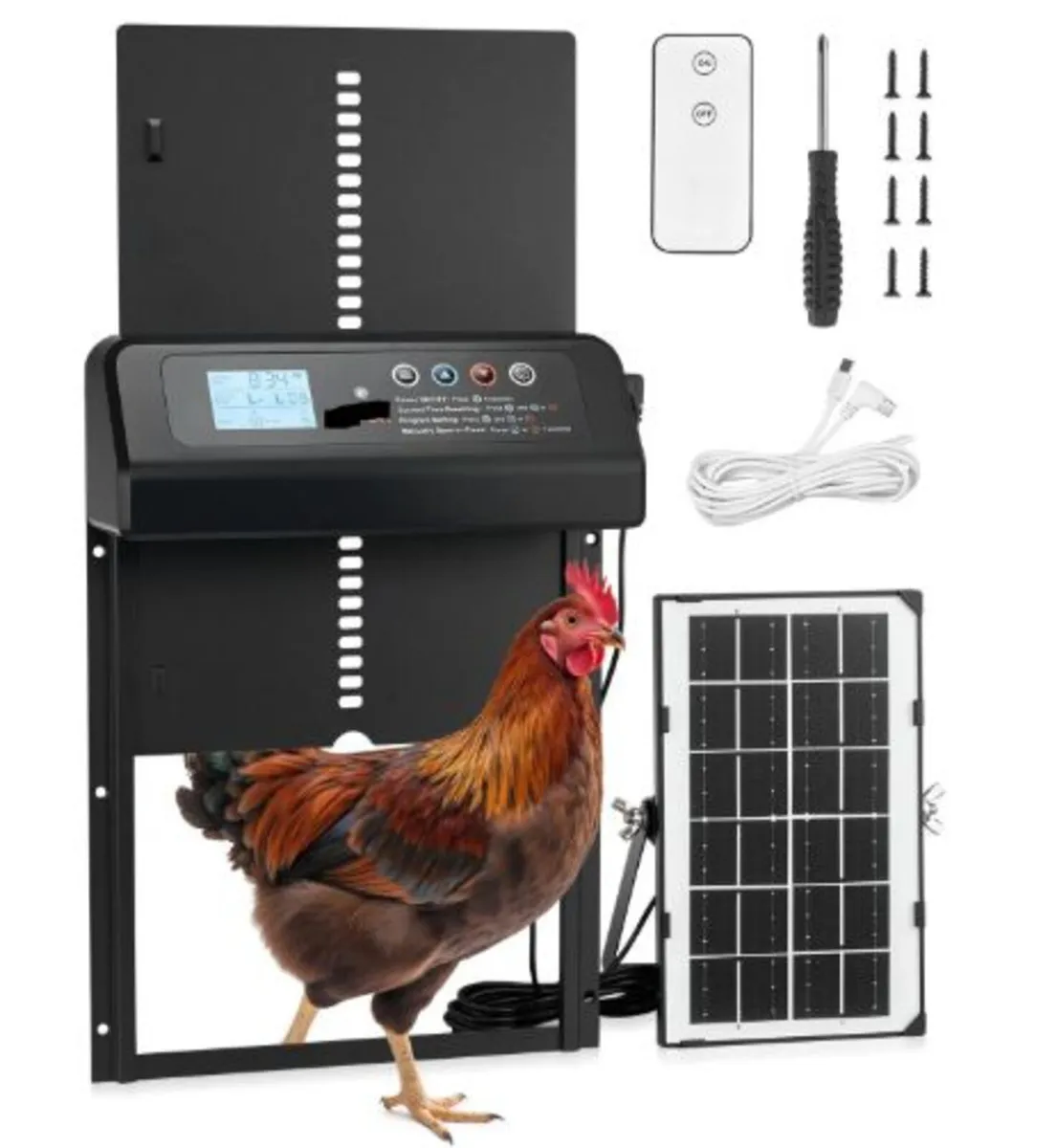 Automatic Chicken Coop Door, Solar & Battery Power - Image 1