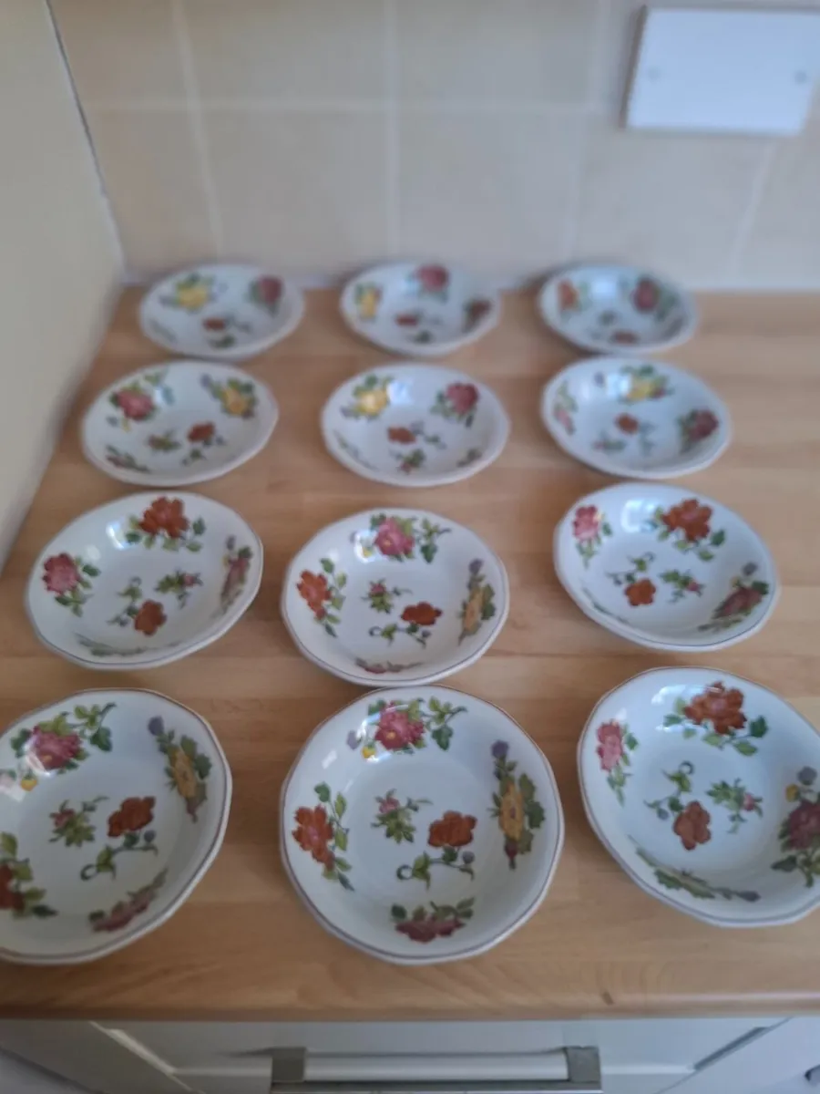 China small desert bowls - set of 12
