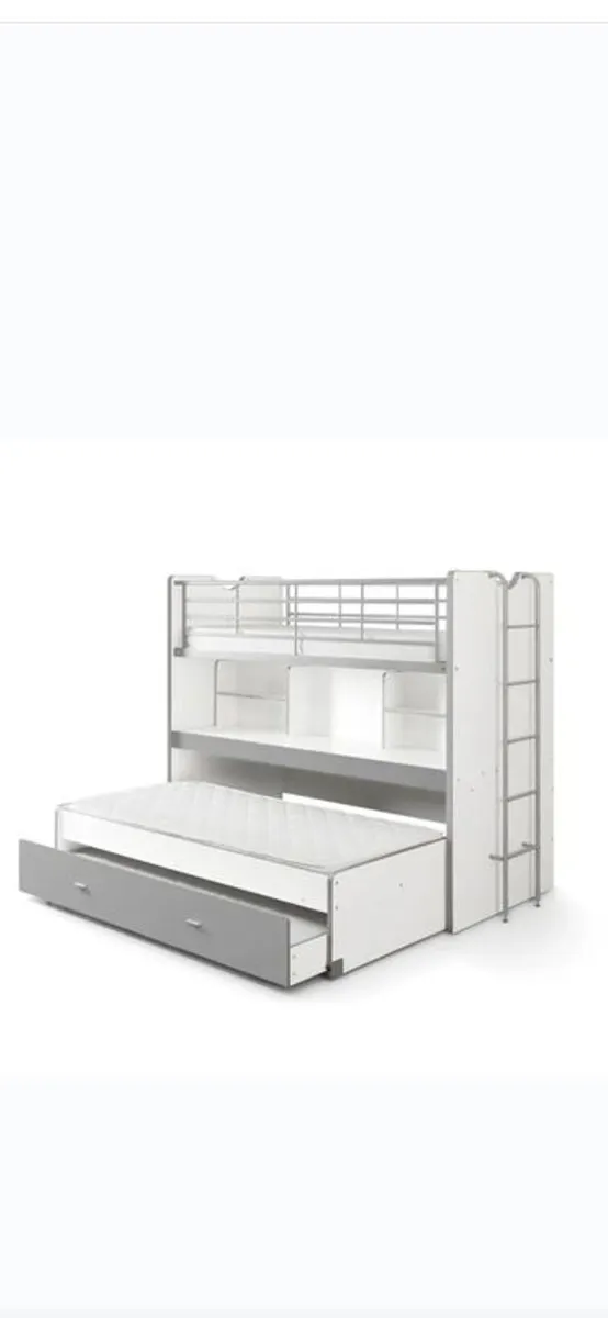 Bunk bed with pull-out desk - Image 4