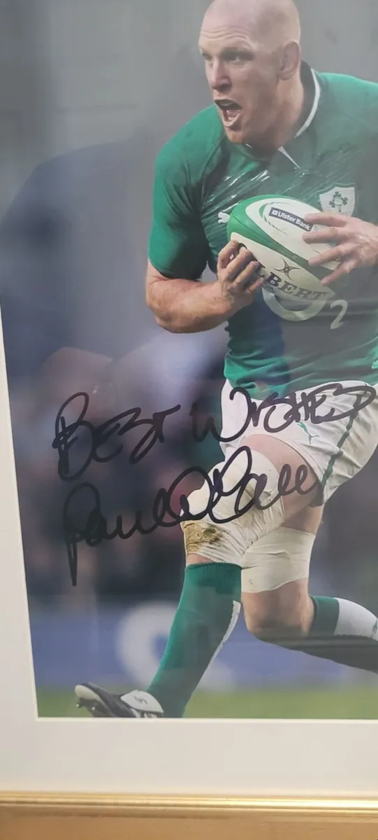 Paul O Connell Signed Framed Picture - Image 2