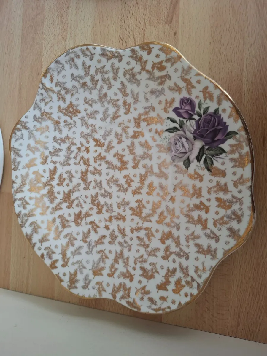 China cake/sandwich plates x4 - Image 2