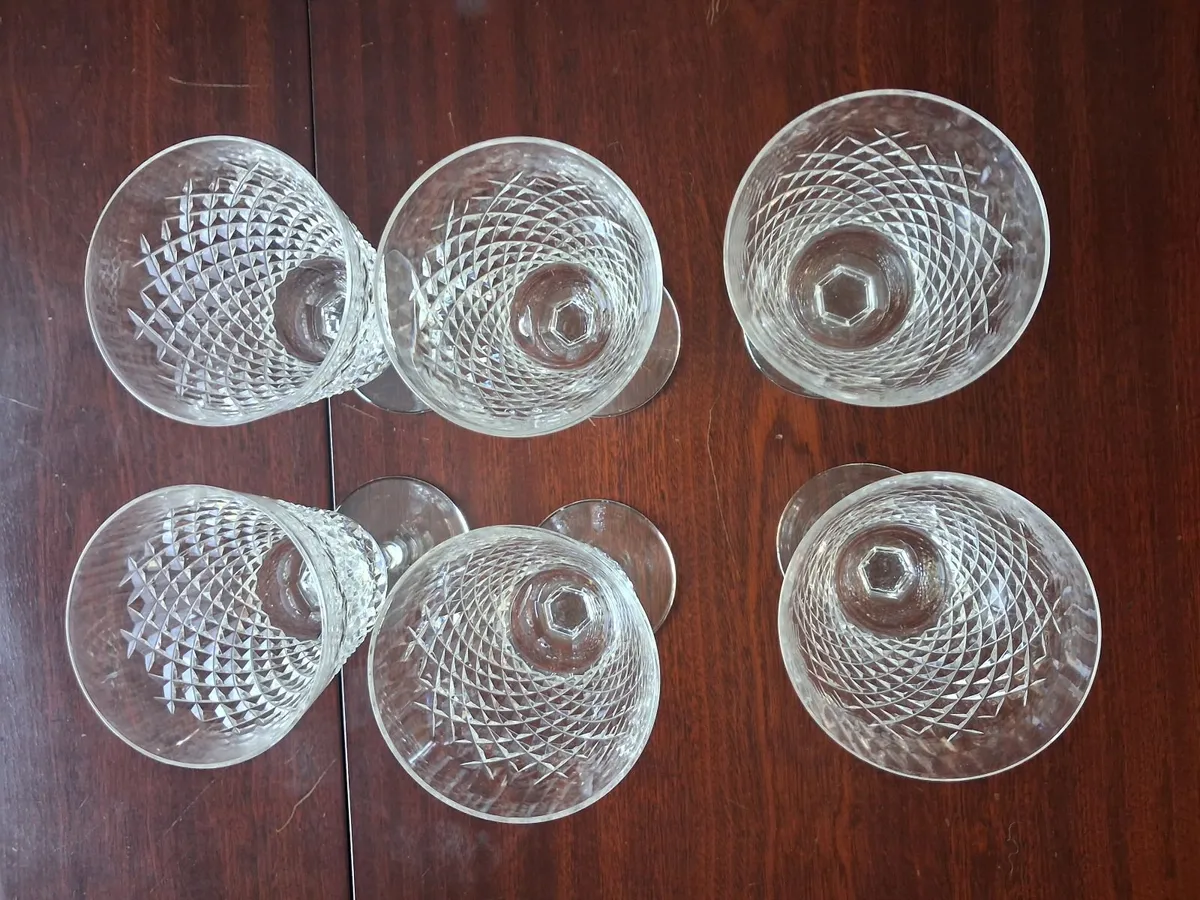 Waterford Crystal Wine Glasses – Set of 6 - Image 2