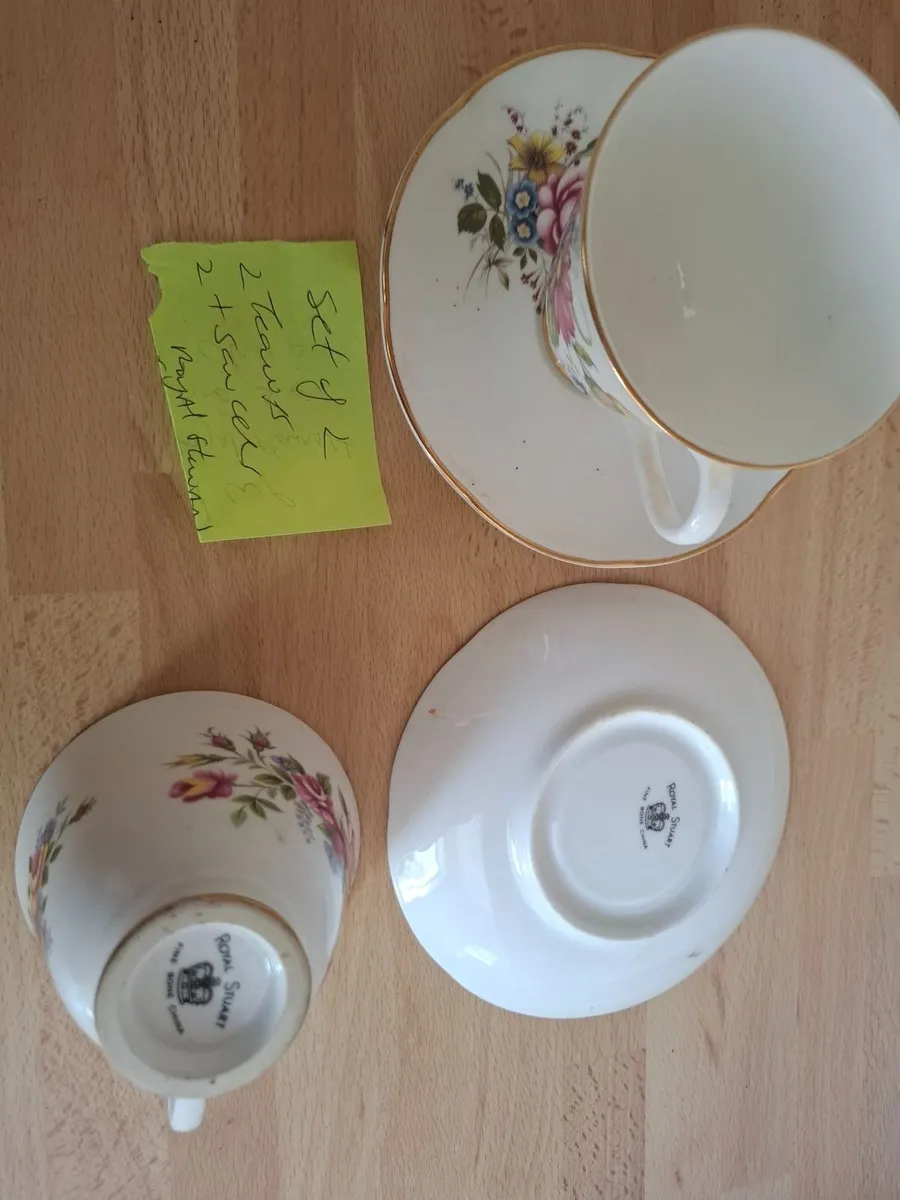 Mix & match  china teaset - set of 2 - Image 4