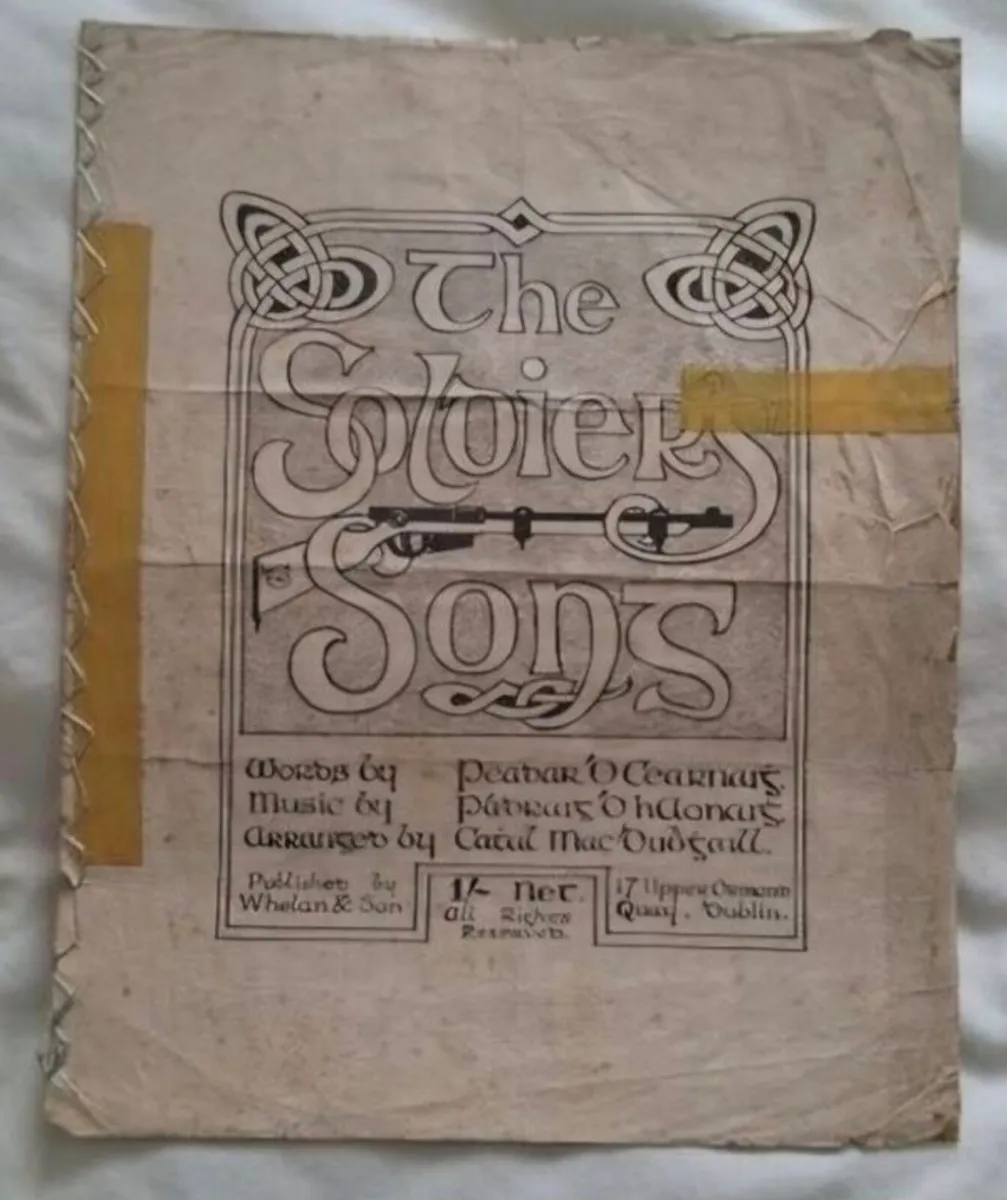 Original 1916 - National Anthem Music Sheet - Image 1