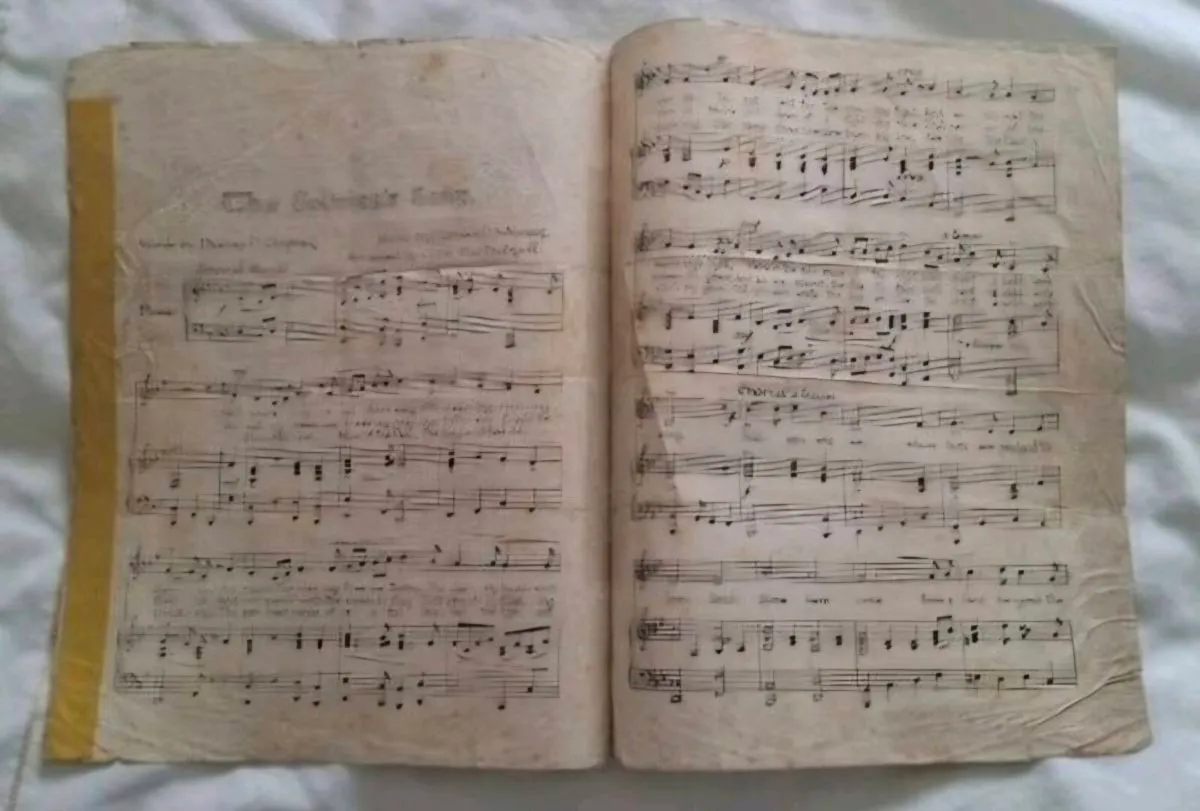 Original 1916 - National Anthem Music Sheet - Image 3