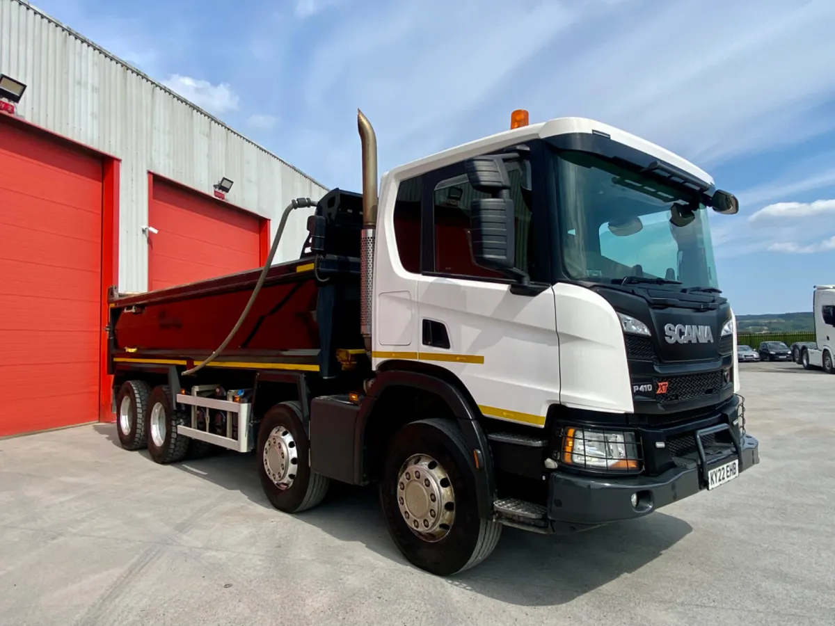 2022 Scania P410 XT 8x4 Tipper - Image 2