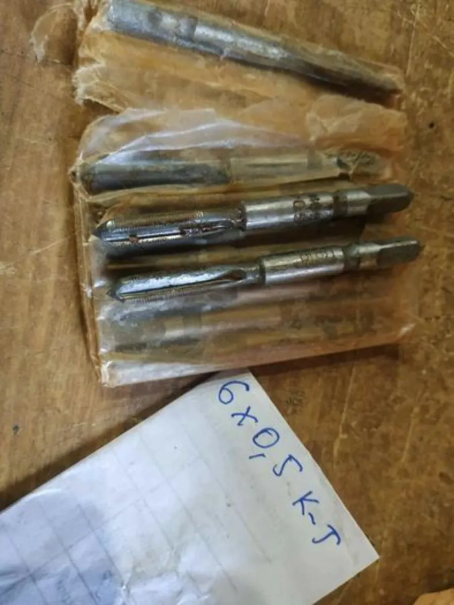 USSR M6 to 0.5 Tap Set 2pcs Vintage Soviet Quality