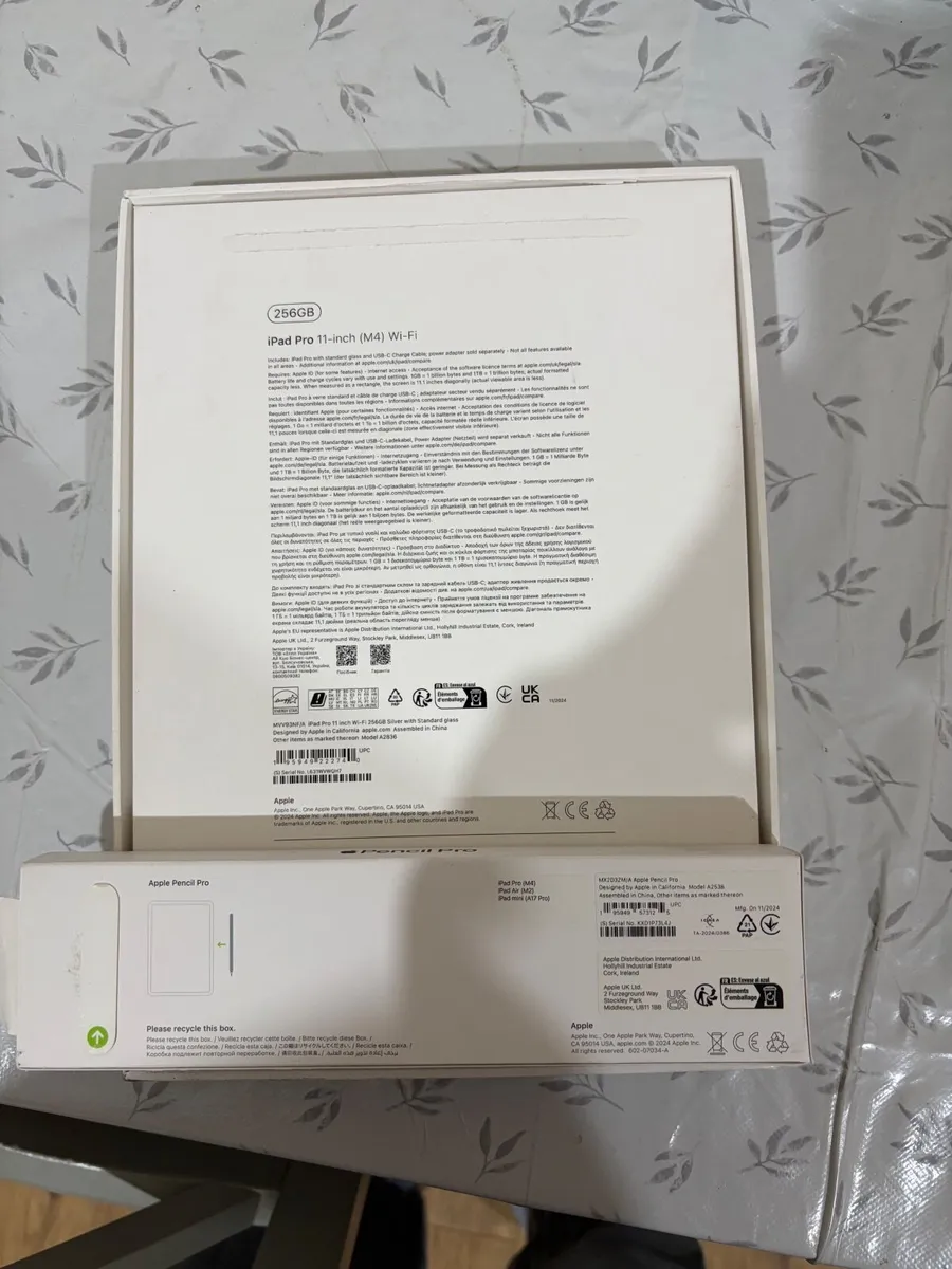 Apple iPad pro with Apple Pencil pro with box - Image 4