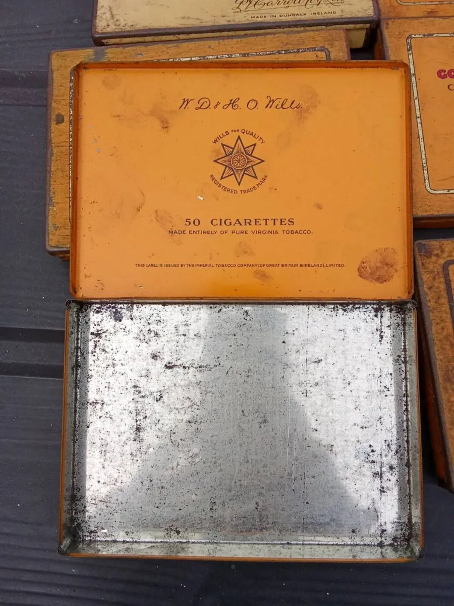 Vintage smokes tins - Image 1