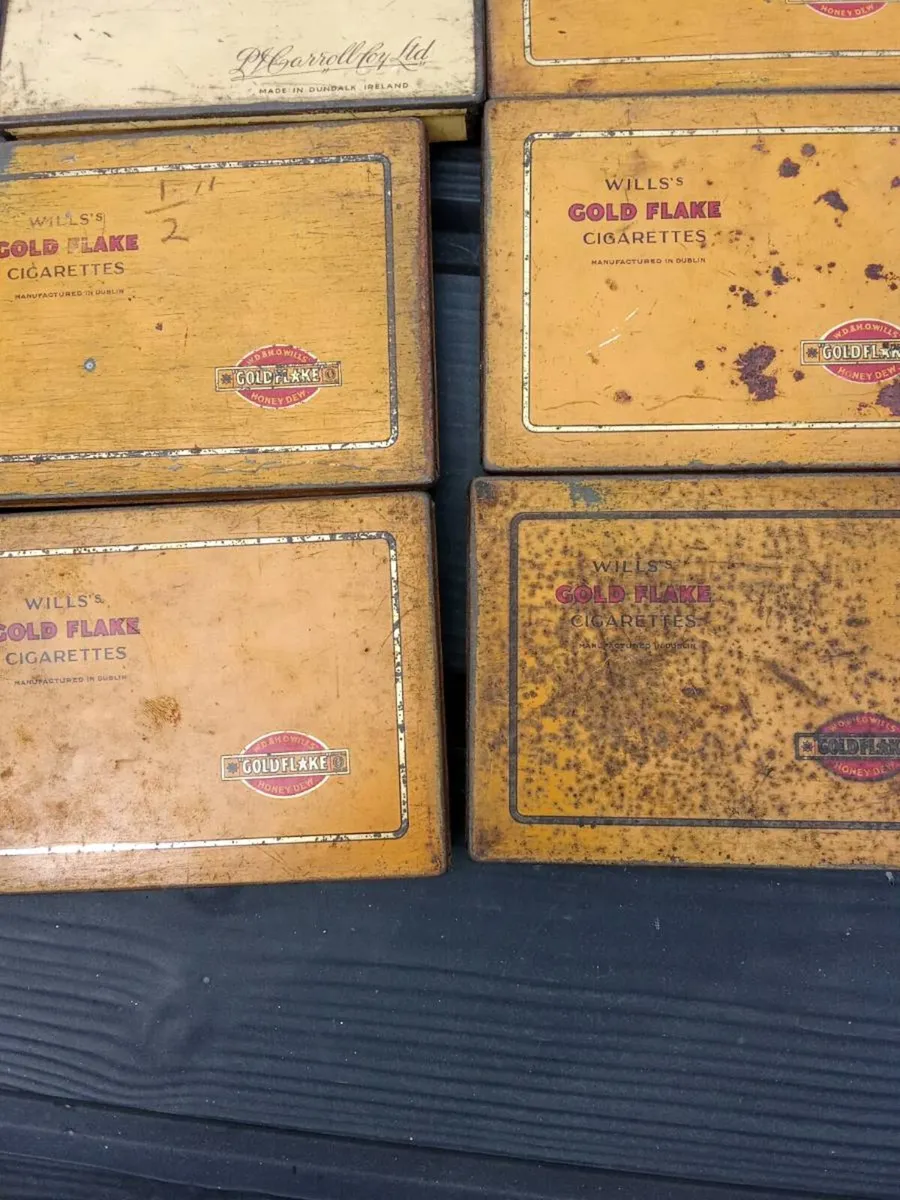 Vintage smokes tins - Image 2