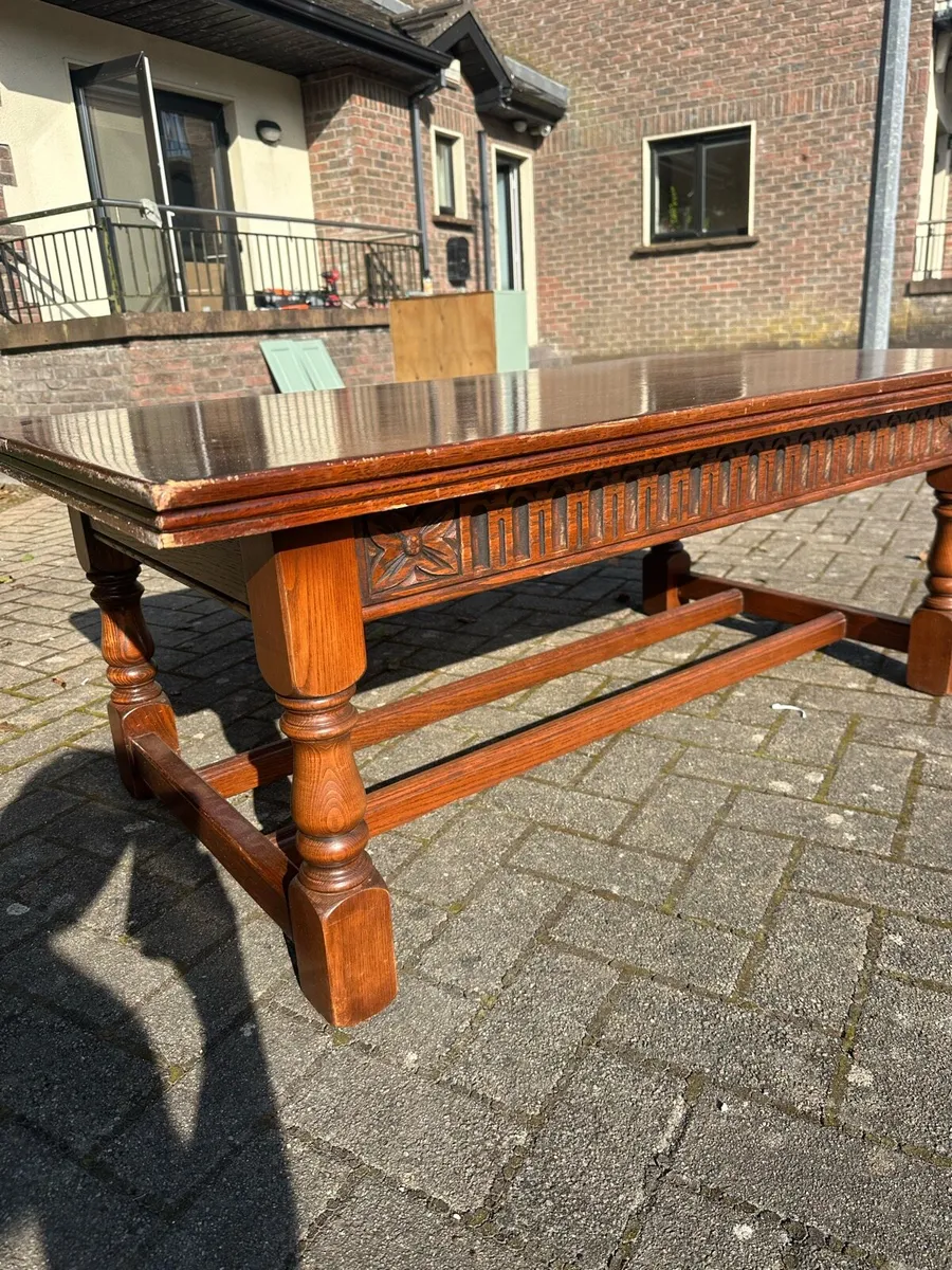 Vintage Wooden coffee table - Image 2