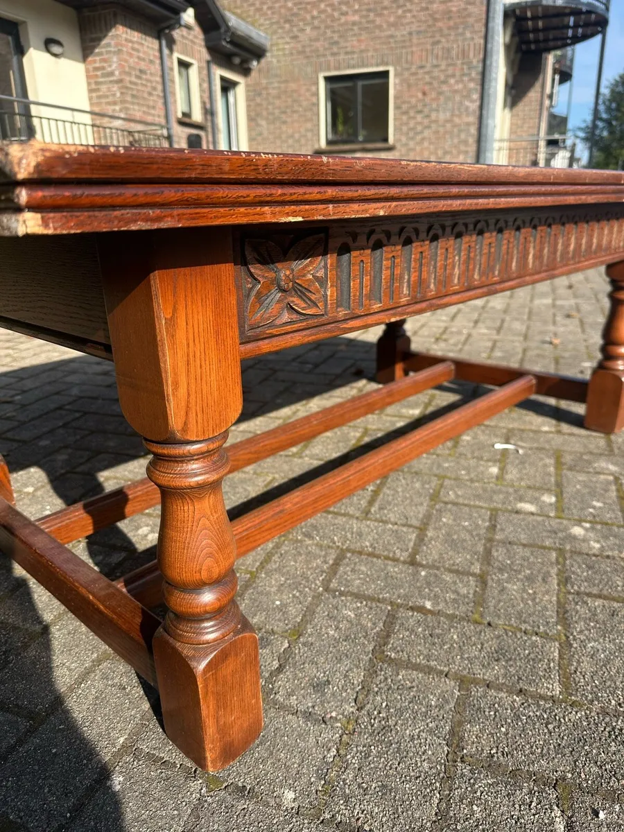 Vintage Wooden coffee table - Image 3