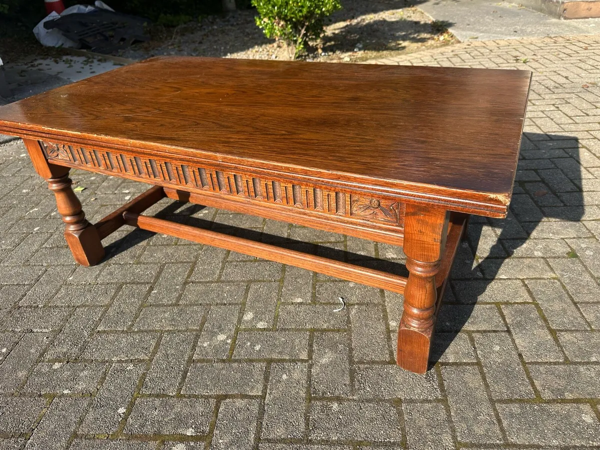 Vintage Wooden coffee table - Image 1
