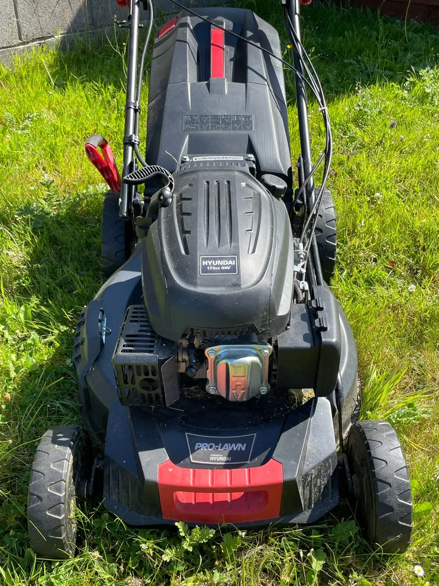 Hyundai pro lawn pus mower - Image 2