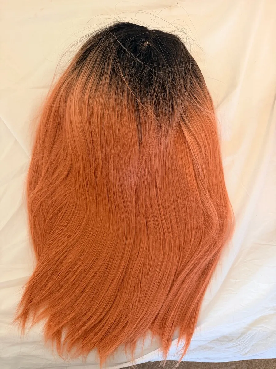 New Premium lace wig (Peach) - Image 2