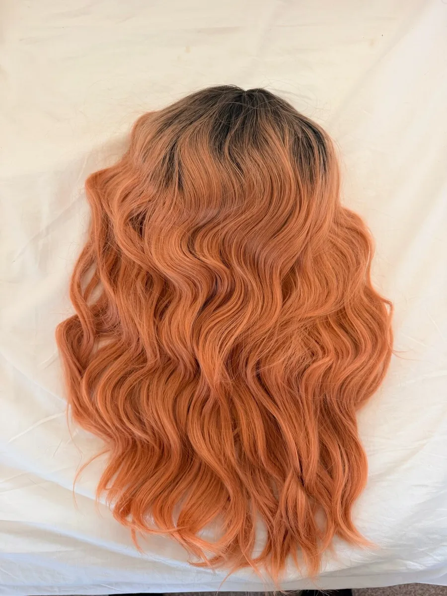 New premium lace wig (Pink) - Image 2