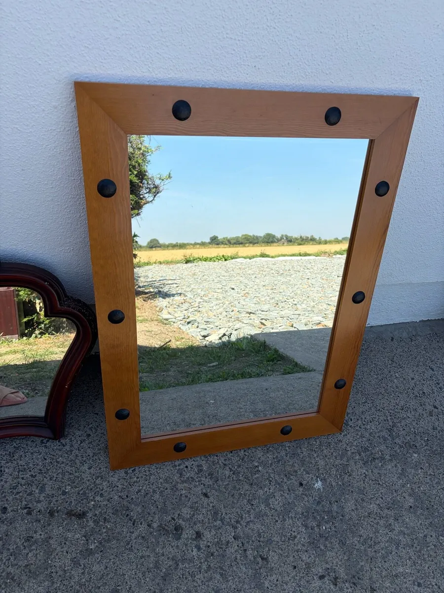 mirror mexican  pine wooden - Image 4
