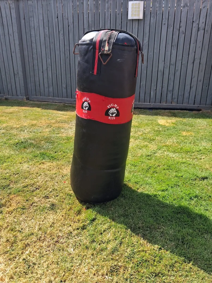 Boxing bag and wall bracket - Image 1
