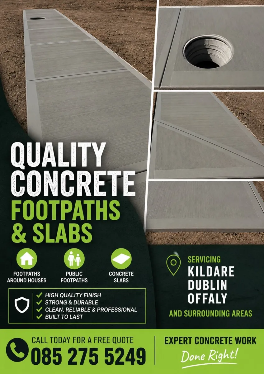 Concrete Footpaths, Slabs & Garden Paths | Free Qu - Image 2