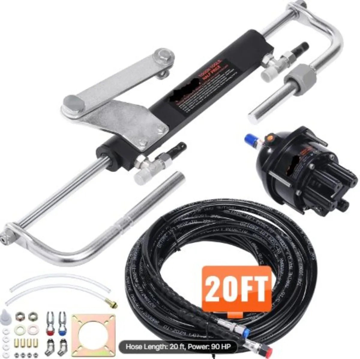 Hydraulic Outboard Steering Kit, Marine Boat - Image 2