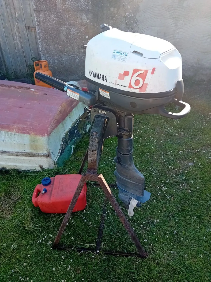 Yamaha 6 HP 4 stroke engine and 13 foot punt. - Image 2