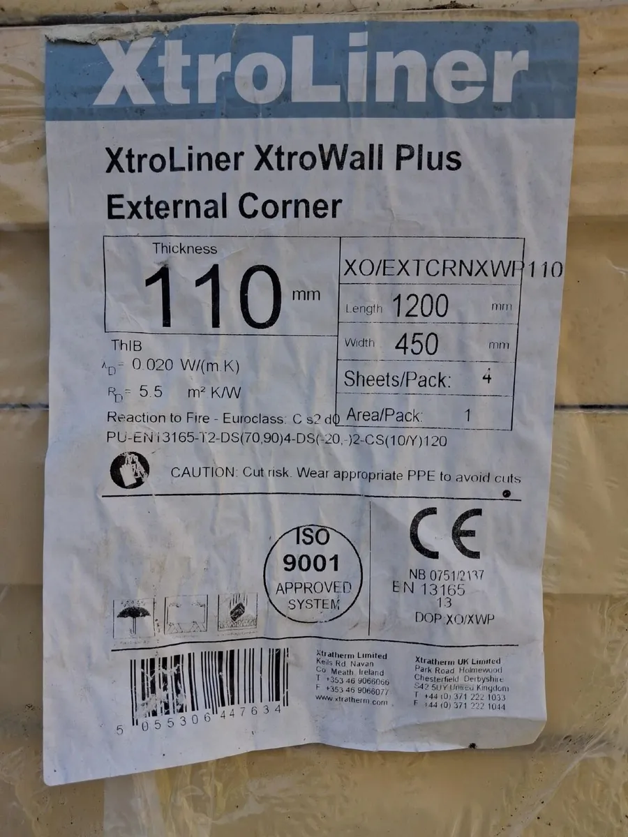 Xtrowall 110mm cavity insulation - Image 1