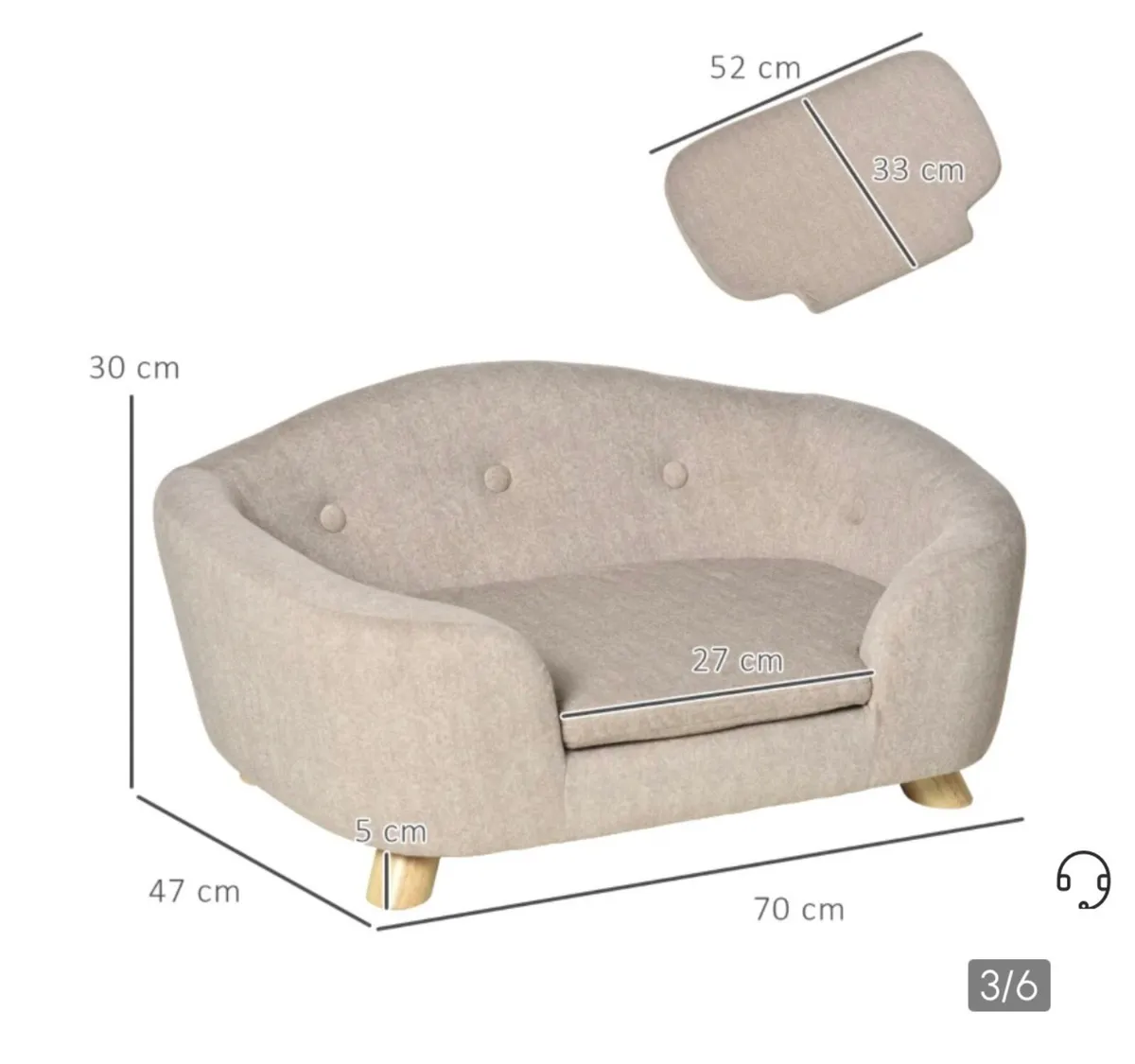 Dog Sofa / Bed - Image 2