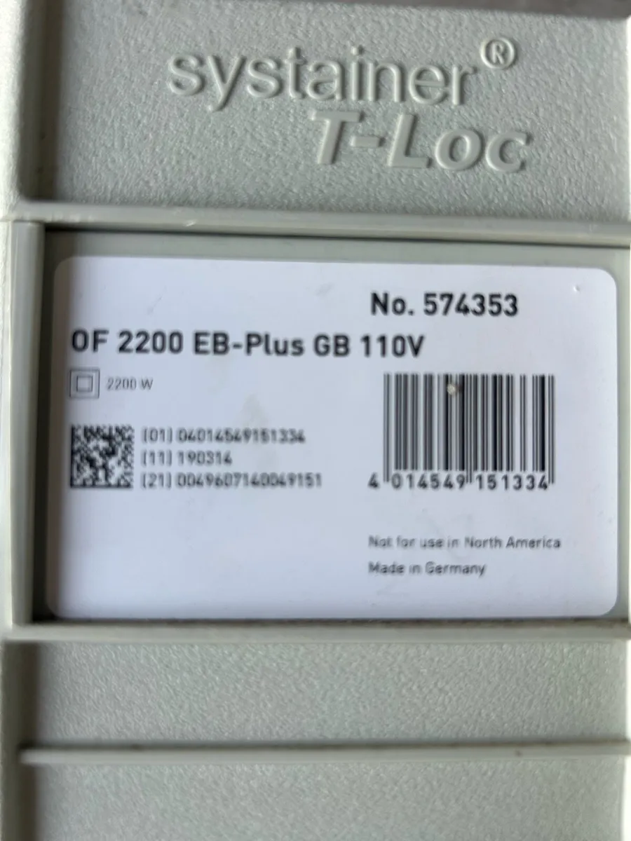 Festool of 2200 router - Image 2