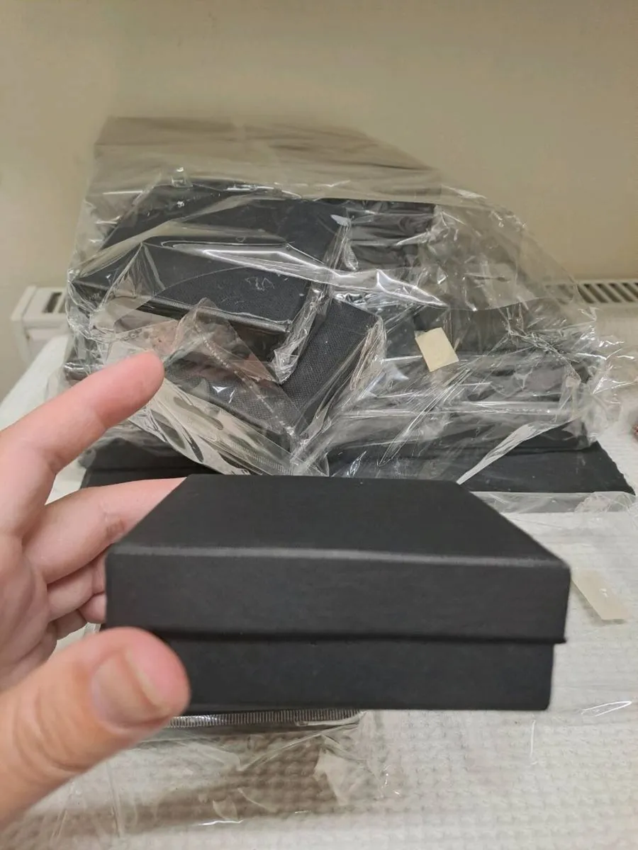 24 Black Gift Jewellery Presentation Boxes Bundle - Image 1