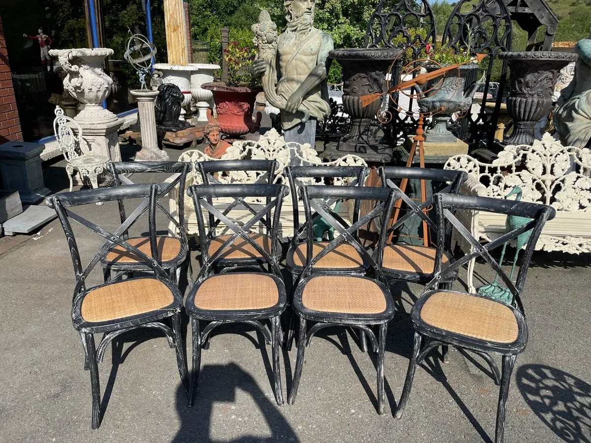 17 French 🇫🇷 bistro restaurants cafe chairs - Image 2