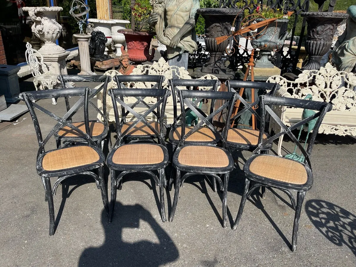 17 French 🇫🇷 bistro restaurants cafe chairs - Image 3