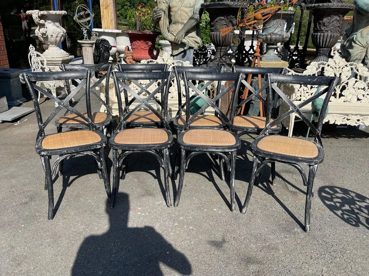 17 French 🇫🇷 bistro restaurants cafe chairs - Image 4