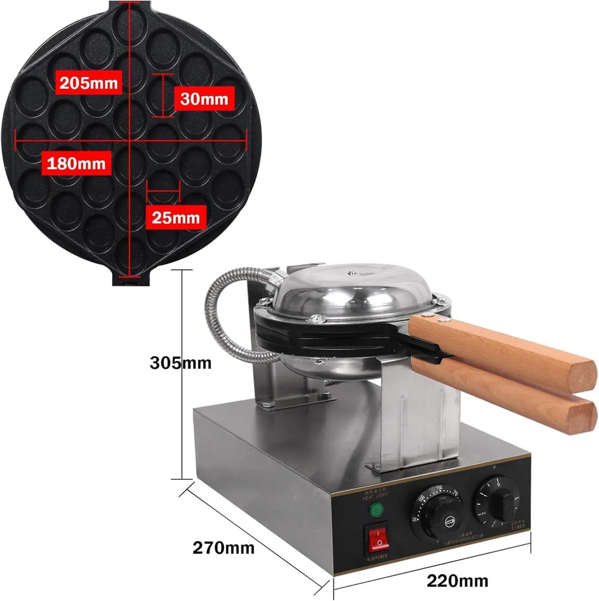 Electric Donut and Waffle Maker Machine - Image 3