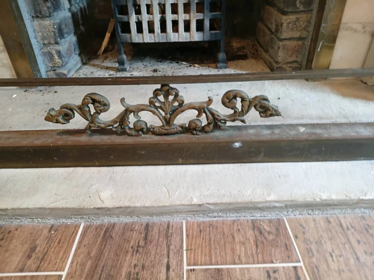 Brass fire surround - Image 3